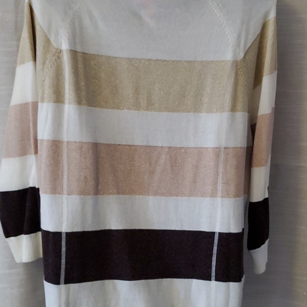 Metallic stripes sweater - Picture 2 of 3
